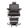 Fotel barberski Hair System BM88066 brązowy